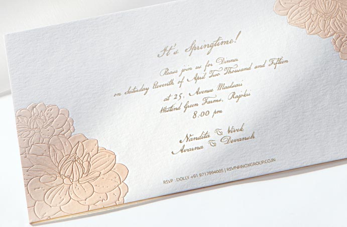 Dinner Party Invitation Card