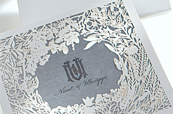 Laser Cut Wedding Cards