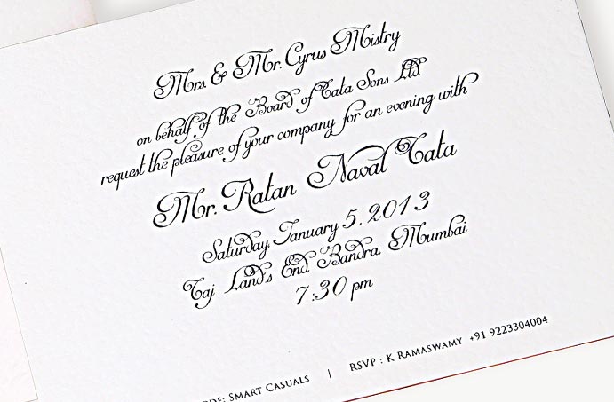 Farewell Dinner Invitation Card