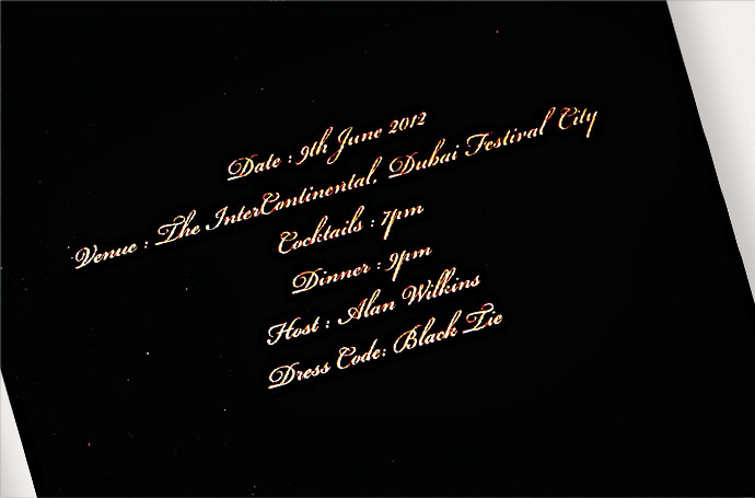 Dinner Invitation Cards