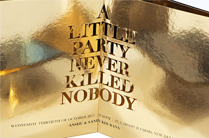 Bespoke Birthday Party Cards